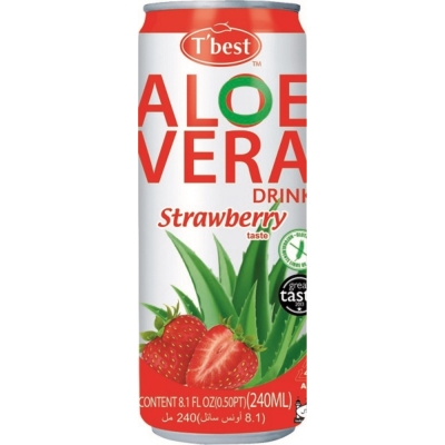 Aloe Vera T-Best 240Ml Strawberry (Eper)