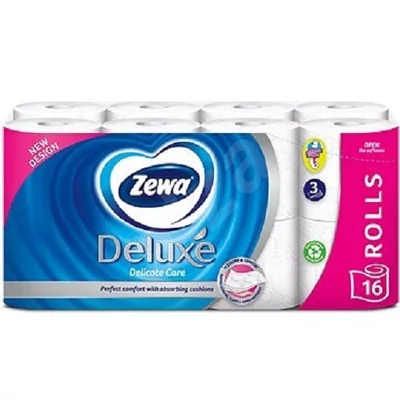 Zewa Deluxe Wc-Papír 3Rtg/16Tek.Pure Whe