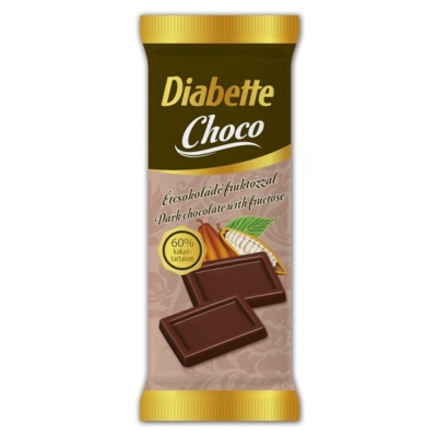 Diabette Choco étcsokoládé 13G Cukormentes