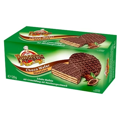 Papagena 120G Choco Wafer Hazelnut /87517/