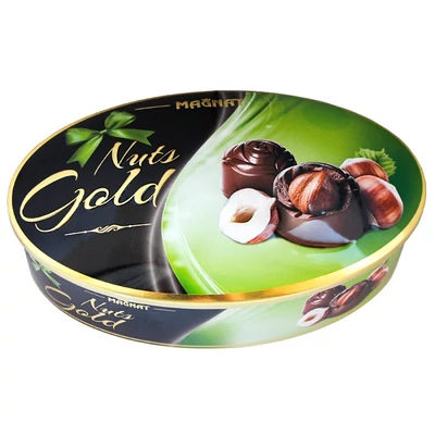 Magnat Nuts Gold 143-145G Mogyorós Desszert Fémdoboz