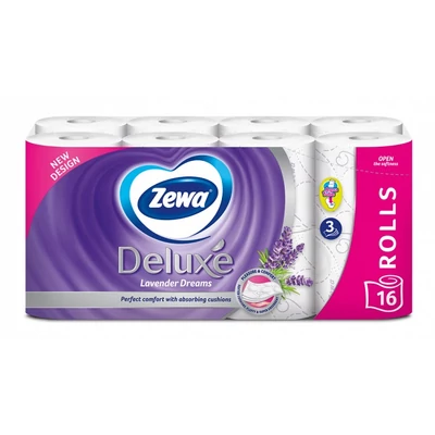 Zewa Deluxe Wc-Papír 3Rtg/16Tek Lavender Dreams
