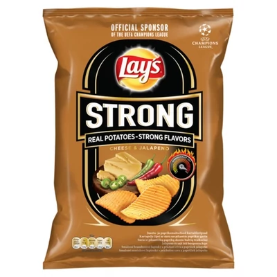 Lays 65-77G Strong Cheese Jalapeno