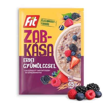 Fit Reggeli erdei gyümölcsös zabkása 65 g