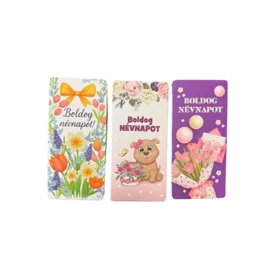 Chocolips 90G Boldog Névnapot!(Többféle)