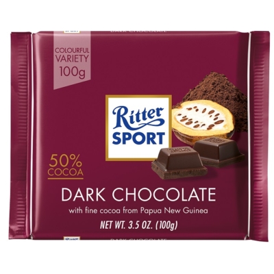 Ritter Sport étcsokoládé 50% 100G