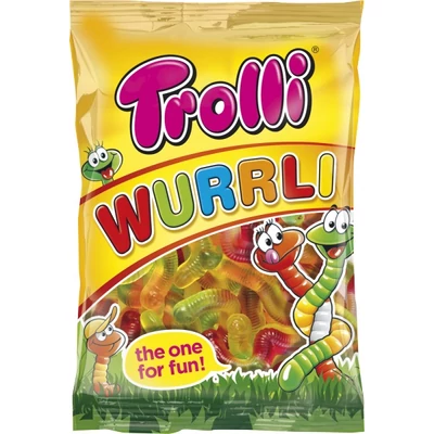 Trolli 100G Wurrli (Neongiliszta)