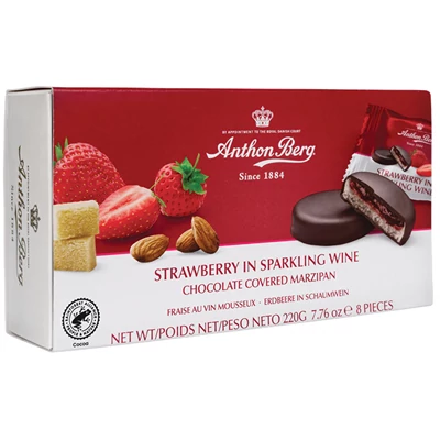 Anthon Berg 220G Strawberry In Champagne  ANTH2204