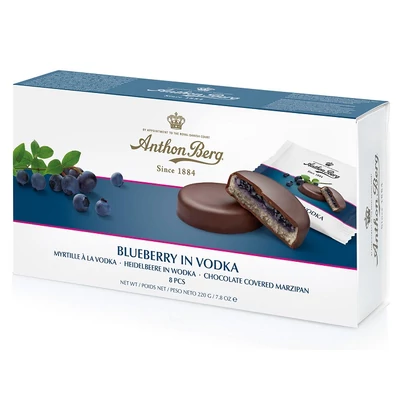 Anthon Berg 220G Blueberry In Vodka  ANTH2206