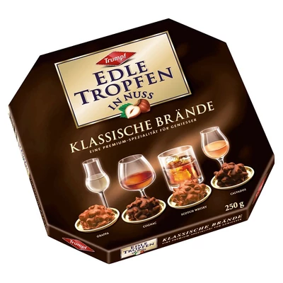 Trumpf Edle Tropfen 250G Klassische Brande Barna/Grappa-Cognac-Whisky-Calvados