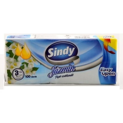 Sindy Papírzsebkendő 3 Rtg.100 Db Jasmin