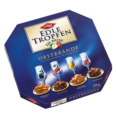 Trumpf Edle Tropfen 250G Obstrbande Kék Szilva-Meggy-Körte-Málna