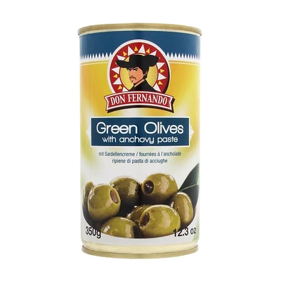 Don F. 350G Green Olives /85669/ With Anchovy Paste