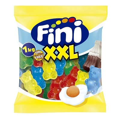 Fini 1Kg Giant Clear Bears Óriás Gumimacik 10206