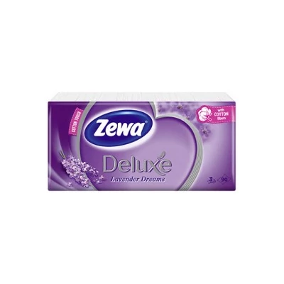 Zewa Deluxe Papírzsebkendő 90Db-Os Levendula