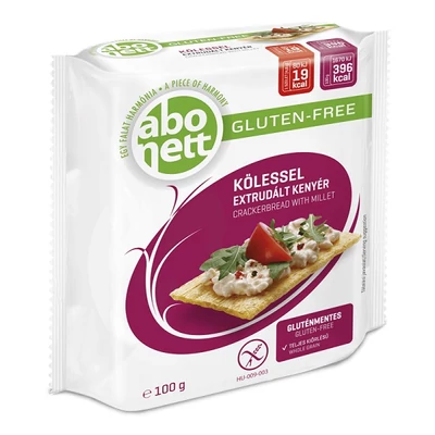 Abonett Extrudált Kenyér 100G Köleses Rózsaszín