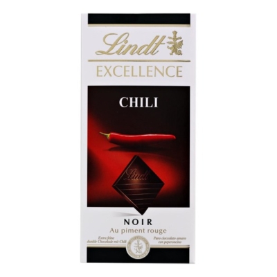 Lindt Excellence chili paprikával töltött étcsokoládé 100G