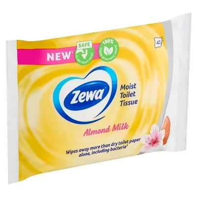 Zewa 42Lap. Nedves Toalettpapír Almond Milk