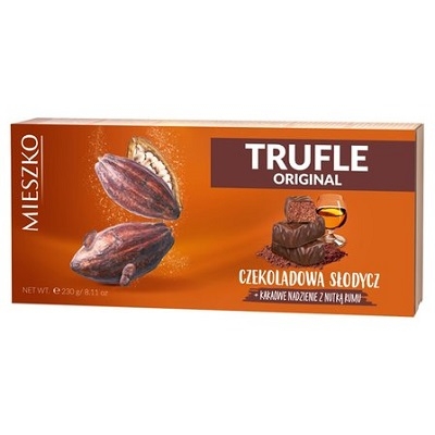 Mieszko Trufle Box rumos desszert csokoládé bevonattal 230G