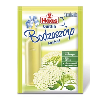 Haas Bodzaszörp Tartósító 20G