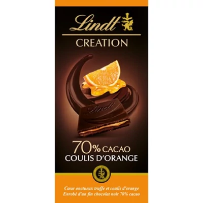 Lindt 150G Eb M. Orange 70% C. (618406)